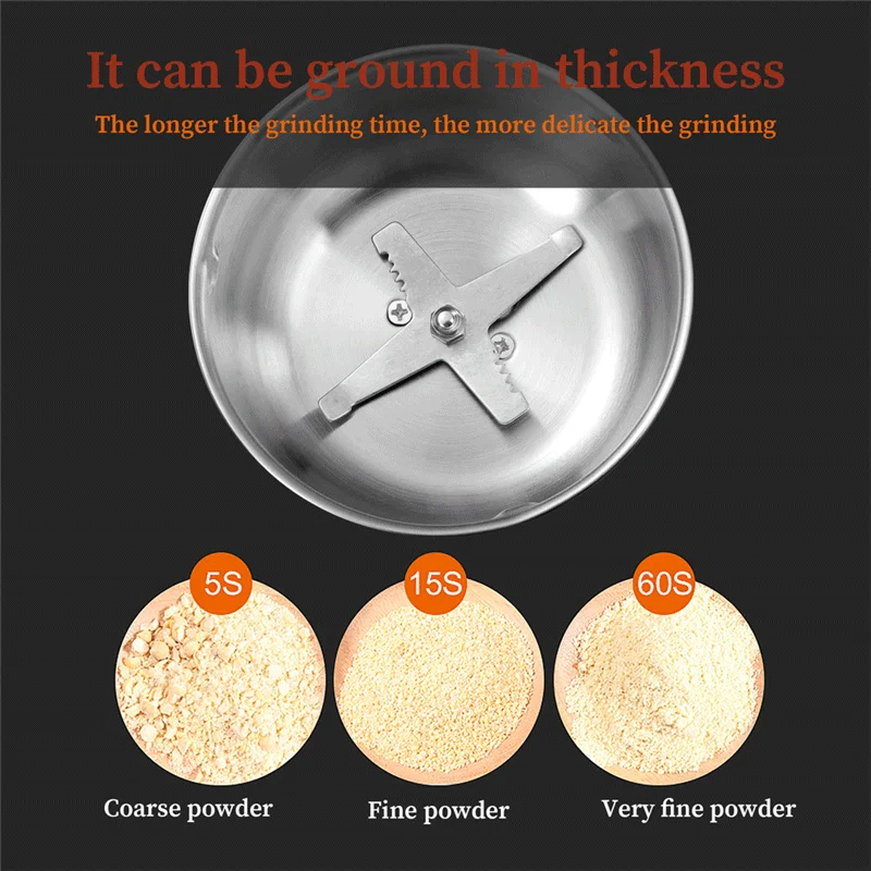 

Electric Food Chopper Processor Mixer Blender Pepper Garlic Seasoning Coffee Grinder Extreme Speed Grinding Kitchen Tools