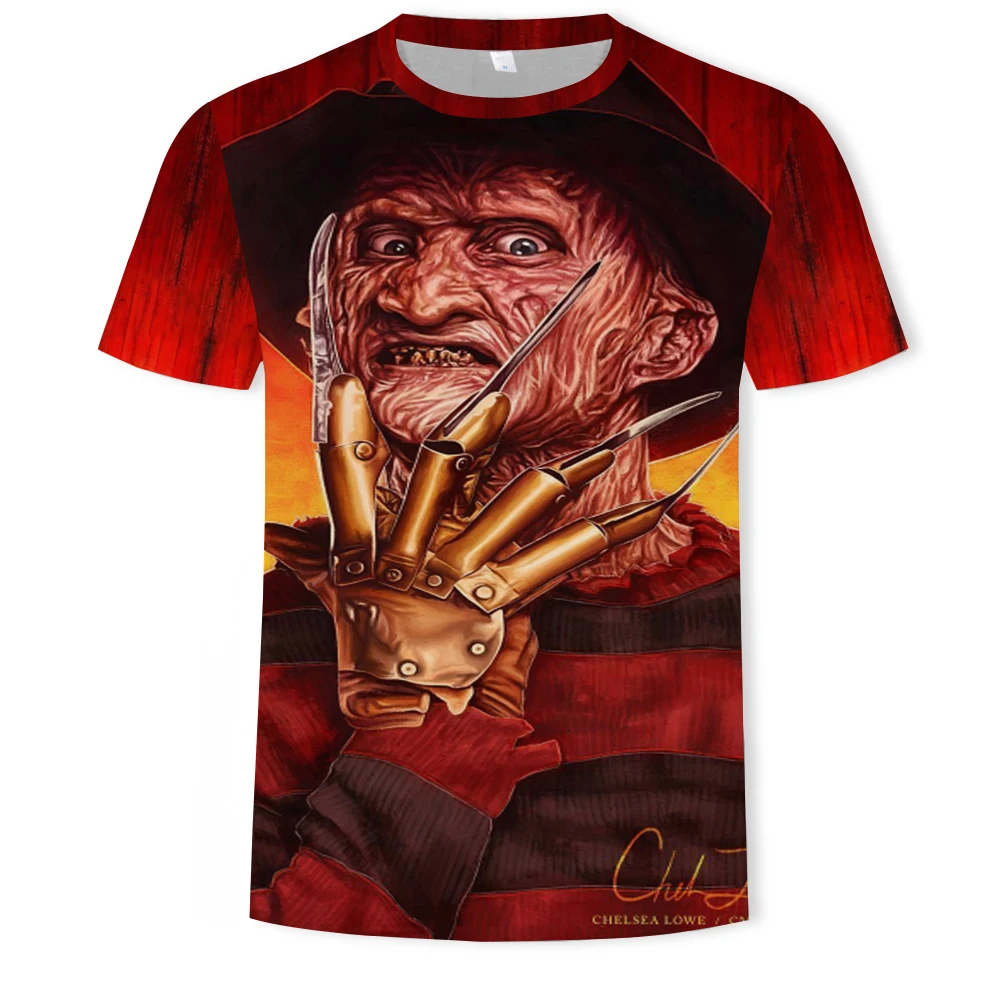 

2020 hot-sale Clown 3D Printed T Shirt Men Joker Male tshirt 3d Clown Short Sleeve O-neck Funny T Shirts Tops & Tees XXS-6XL