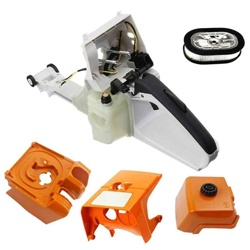 

Rear Handle Fuel Tank Air Filter Cover & Shroud Top Cover for STIHL MS440 Chainsaw