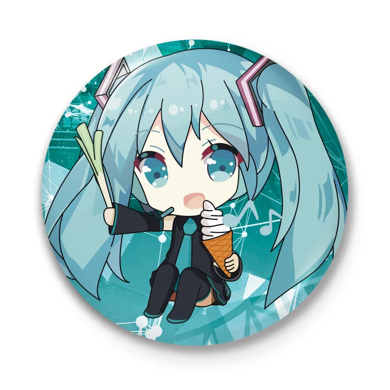 Шляпа Хацуне Мику Брошь Бейдж Аксессуары Аниме Периферия Броши для Сумки Анимационные Производные Подарки Игрушка.