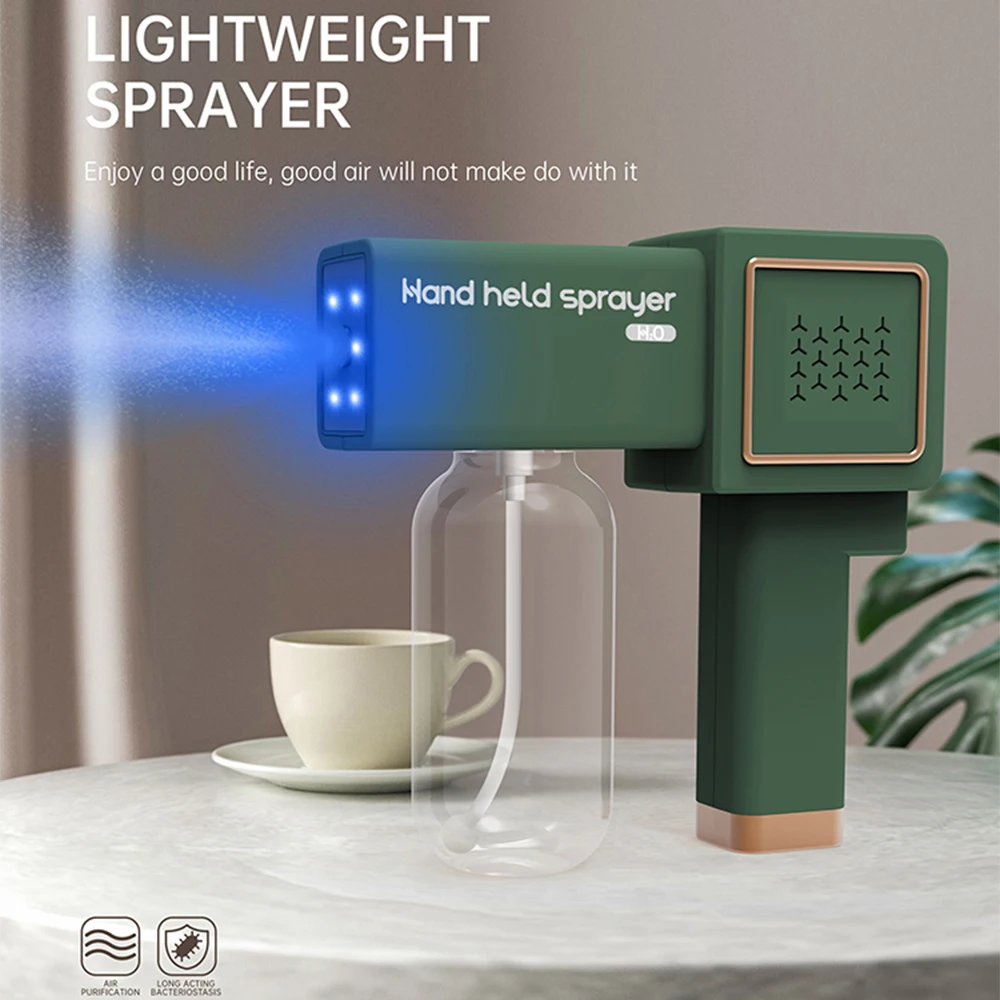 350 мл беспроводной электрический дезинфицирующий опрыскиватель синий