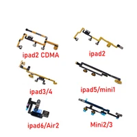 power on off switch key flex cable for ipad 2 3 4 5 6 air 2019 mini 1 2 3 4 5 volume audio mute button repair parts