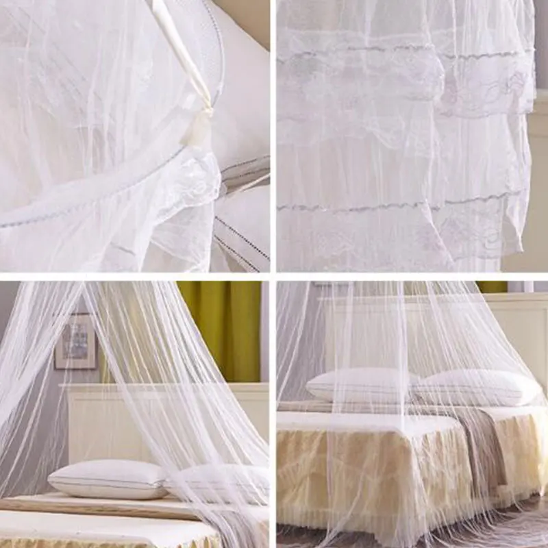 

1pc Polyester Mosquito Net Colorful Fashion Mesh Dome Mosquito Net Cute Multicolor Breathable Heightened Mosquito Net Wholesale