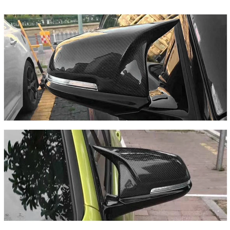 

1 Pair Replacement Carbon Mirror Cover for -BMW 1 2 3 4 Series M2 F30 330LiM Modified M3 Carbon Fiber Cover