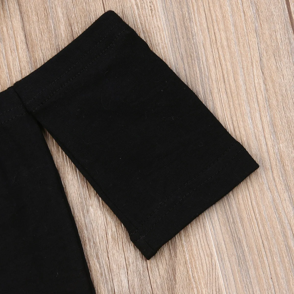 Комплект летней одежды для девочек 0-24 месяцев милый черный топ с открытыми