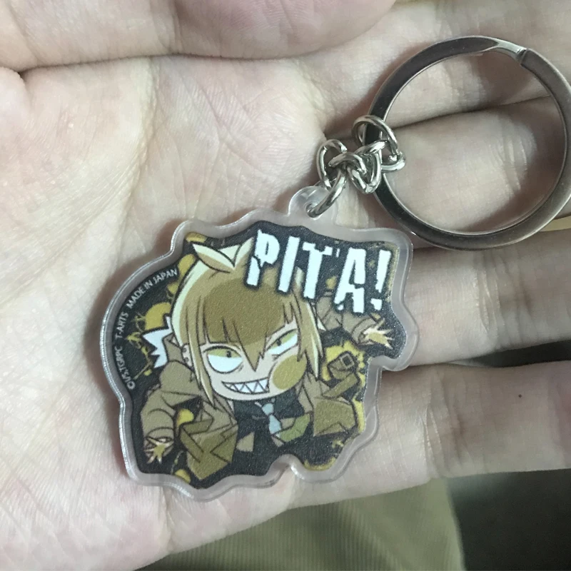 

Anime Tokyo Ghoul Acrylic Kaneki Ken Touka Kirishima Keychain School Bag Charm Pendant Decor Cartoon Q Version Cosplay Toy Gift