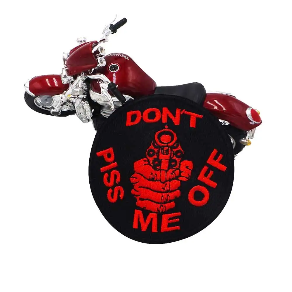 Не отбрыкиваться нашивка оружие вышитая аппликация этикетка для шитья панк