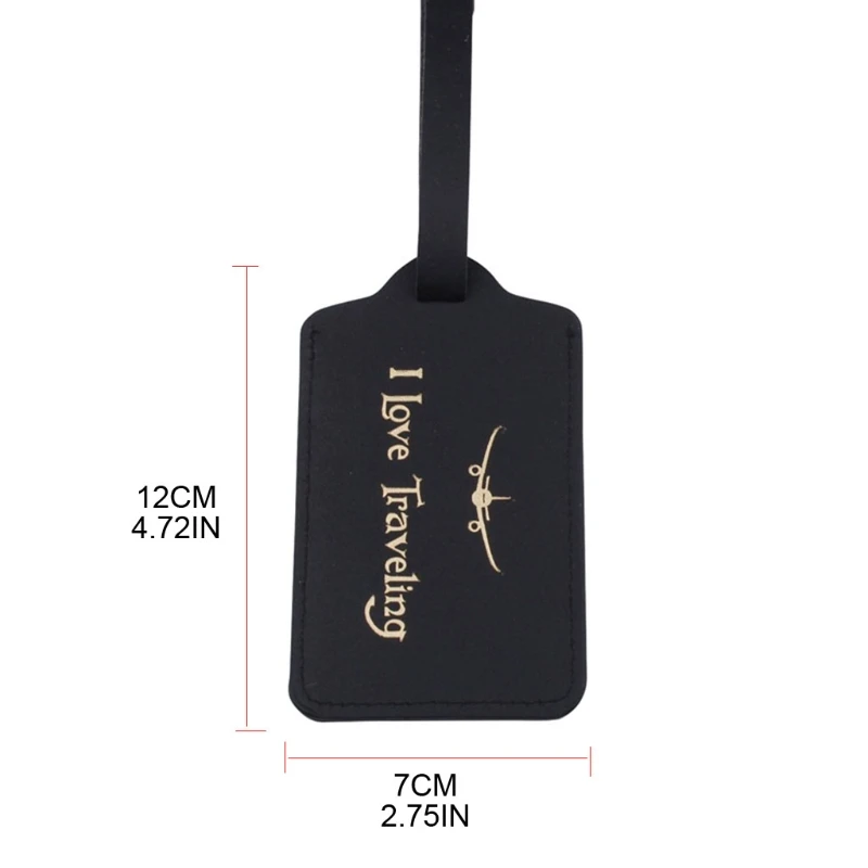 

Q1QA Чемодан бирка из искусственной кожи чехол Название Чемодан бирки сумки для путешествия сумка костюм чехол с именем ID Этикетки