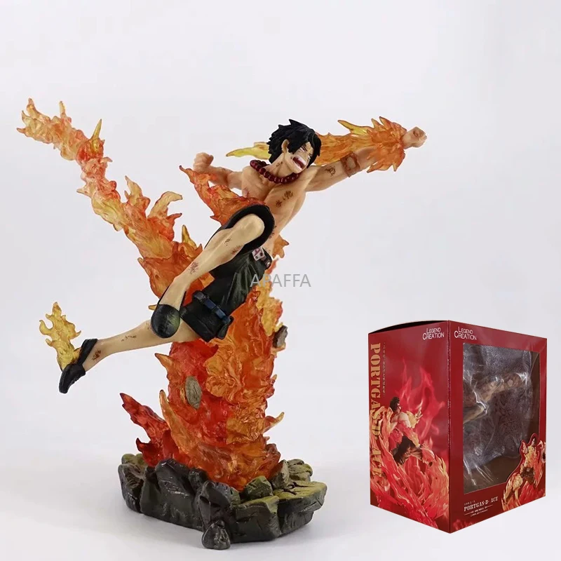 18 см Portgas D Ace Ver. Экшн фигурка из ПВХ GK японское аниме Коллекционная модель игрушки