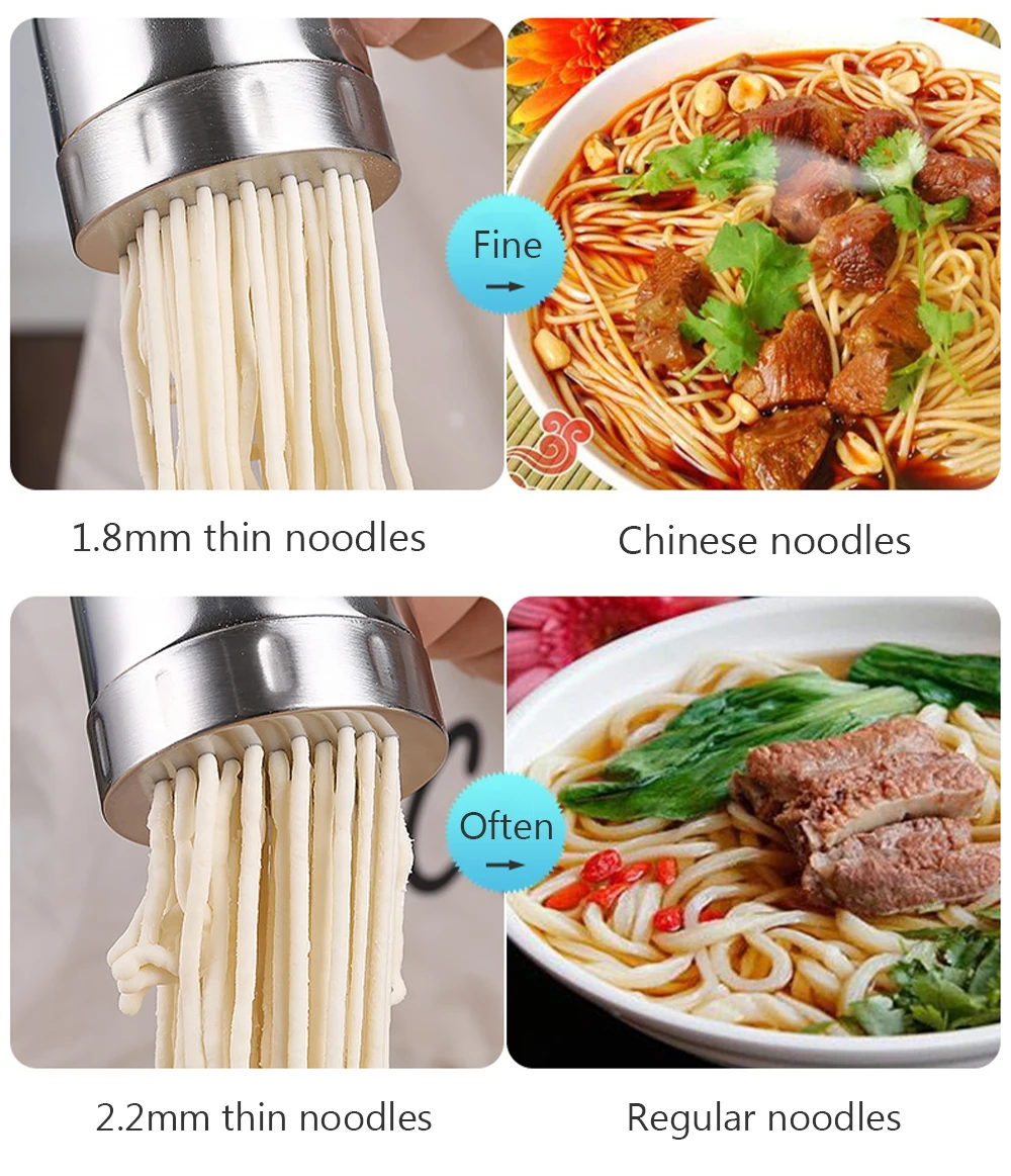 Кухонный ручной аппарат для макаронных изделий из нержавеющей стали машина
