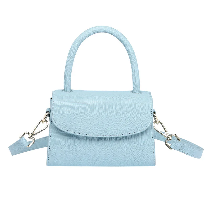 

Spring/summer 2021 niche design mini retro leather cowhy flip single-shoulder stiletto women's bag to carry small square bag
