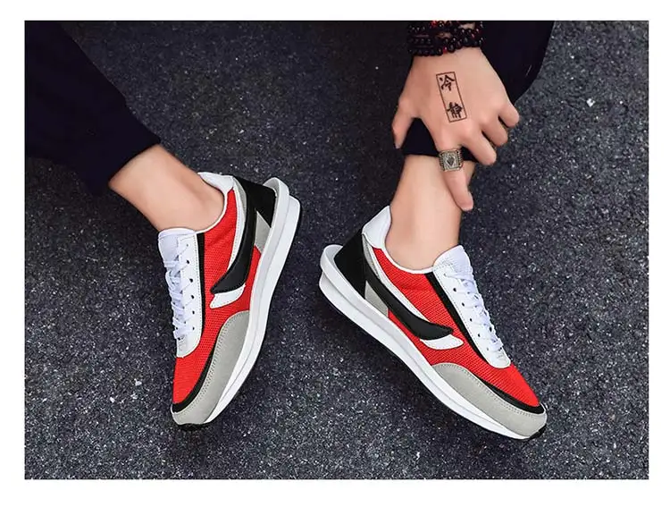 Дизайнерские кроссовки LDWAFFLE/SACAI; мужские и женские кроссовки; роскошные кроссовки для бега; дорожные кроссовки; цвет оранжевый, белый