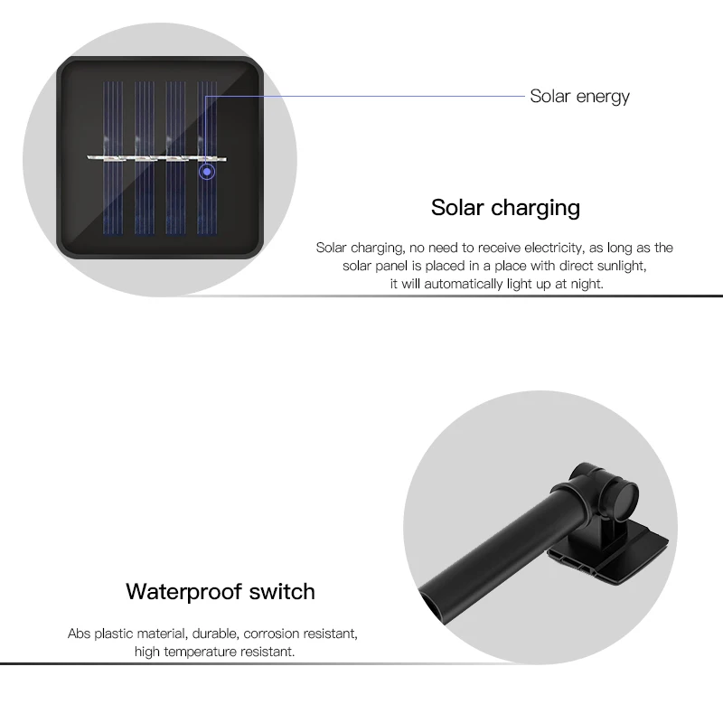 12 м многоцветная Солнечная лампа наружная водонепроницаемая эльфа