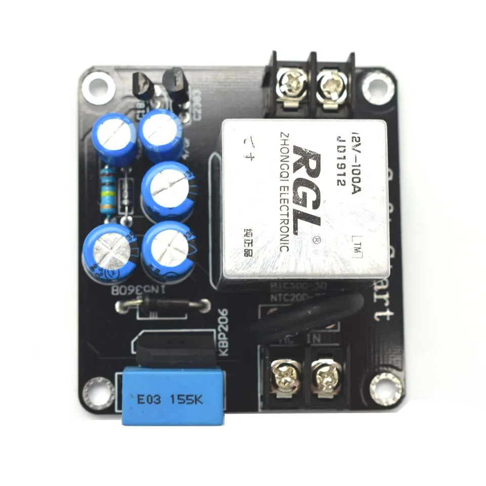 Lusya высокомощная Мягкая пусковая плата 100A реле высокого тока для аудио усилителя