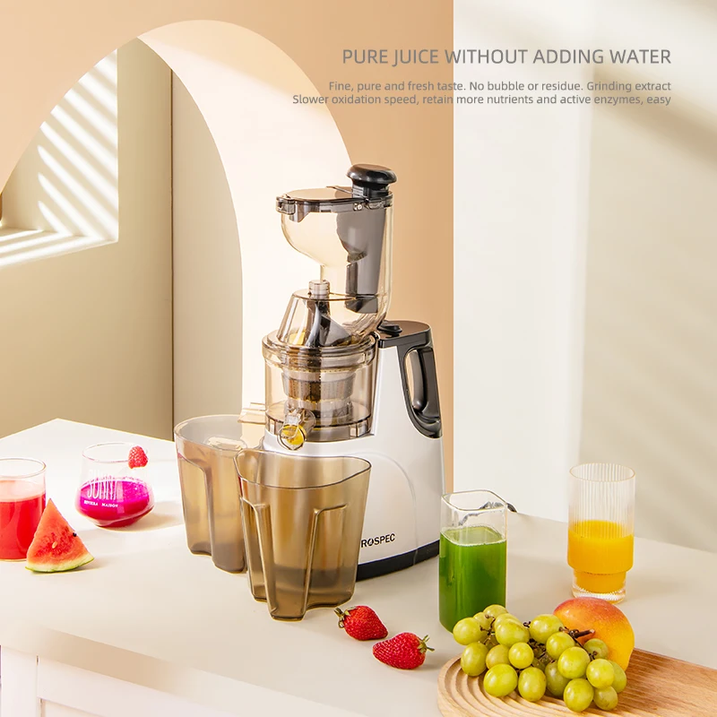 ROSPEC Медленный соковыжималка шнековая 7-сегментные винтовые холодные прессы для