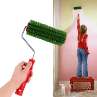 portable handheld wall brush durable home wall art decoration pattern painting roller paint brush diy hand tool wall treatments