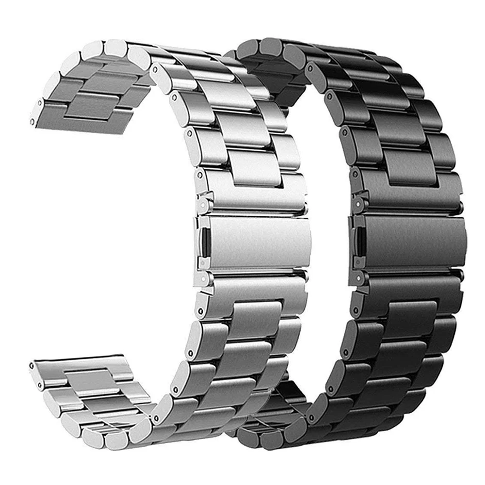 Ремешок из нержавеющей стали для Huawei Watch GT 2E браслет GT2/Samsung Galaxy 46 мм/Gear S3 мм 22