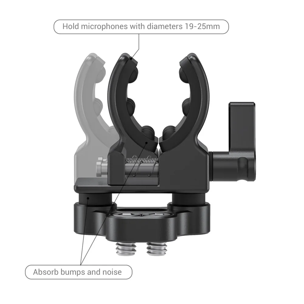 Держатель микрофона SmallRig для видеокамеры DSLR с винтом 1/4 дюйма-20 дюймов |
