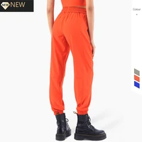 2021 new color loose casual drawstring sports pants women high waist quick drying jogging fitness pants sportswear sweatpants