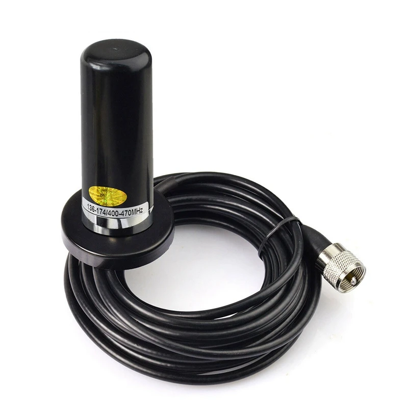 Двухдиапазонная VHF UHF 143MHz 444MHz Автомобильная Мобильная радиостанция CB PL-259 netic