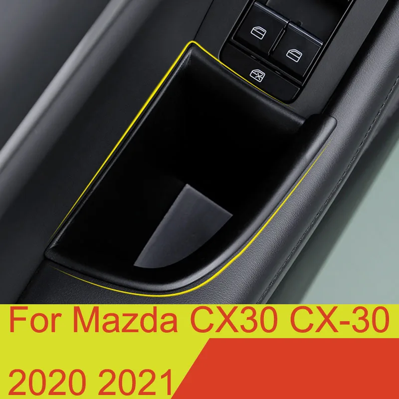 

Car Door Armrest Storage Box Multi-function Box Container Interior Tidying for Mazda CX30 CX-30 2020 2021 Car Accessories