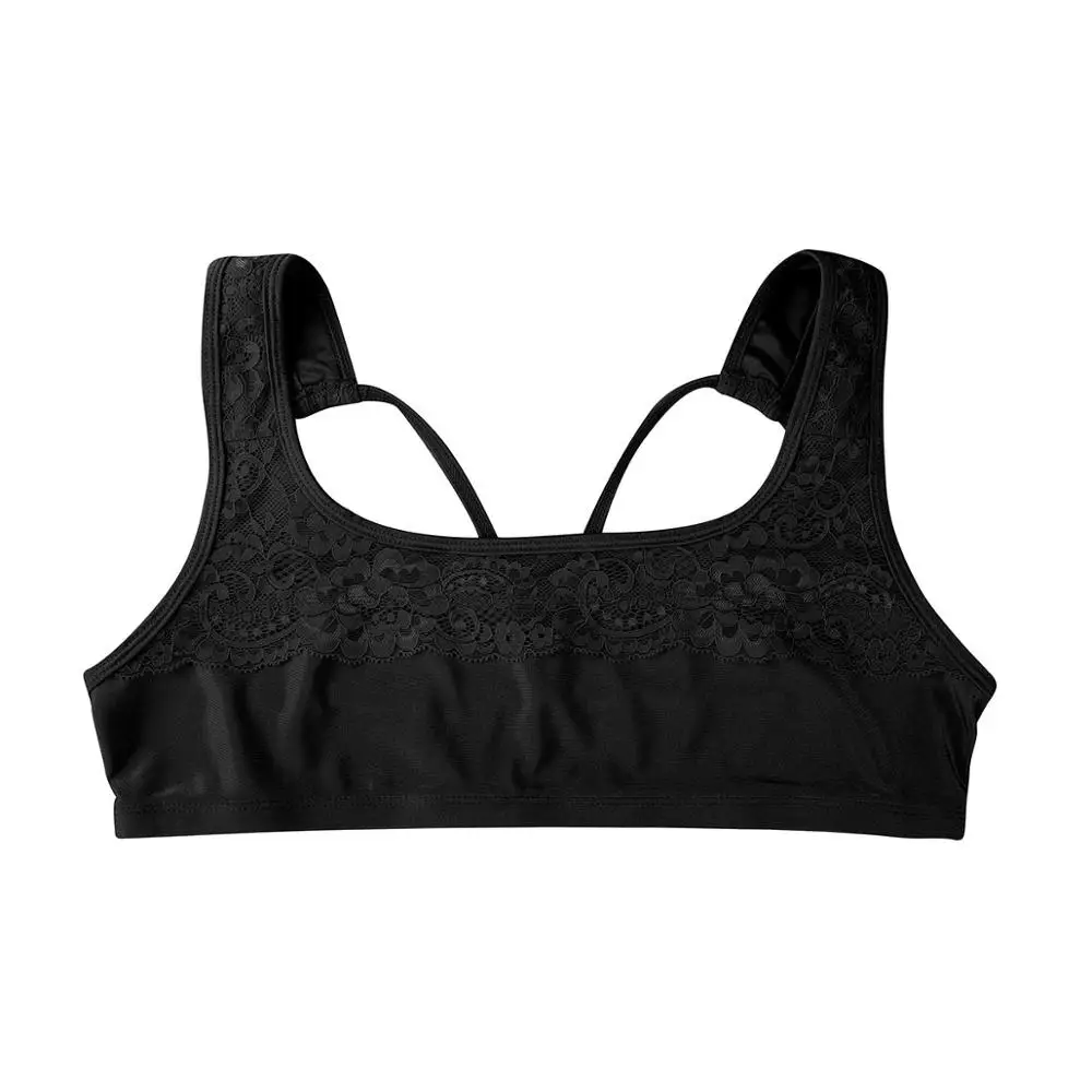 Мужское нижнее белье Crossdressing Sissy бюстгальтер атласный цветочный горячий