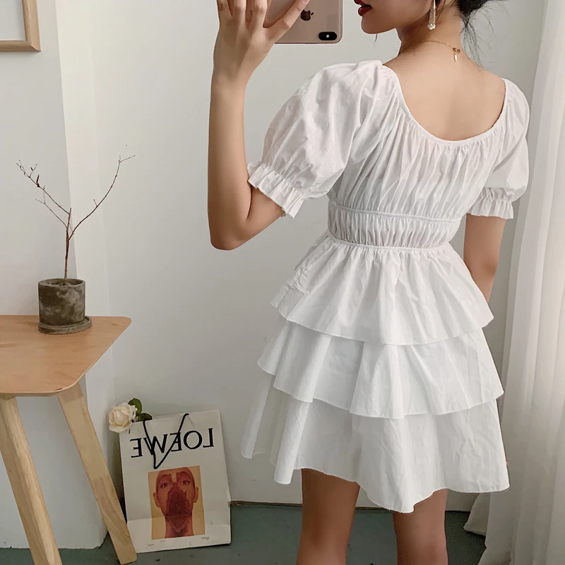 2019 корейское популярное платье феи осеннее праздничное женское женская одежда