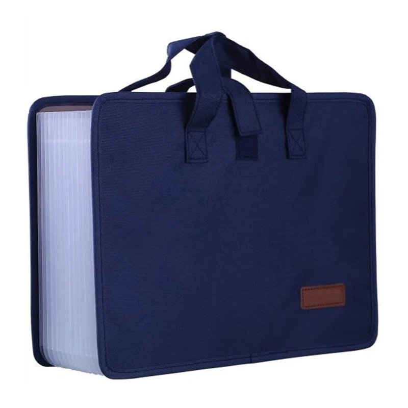 

13 Pockets Expander File Folder Document Organizer With Handle,A4 Size Large Capacity Accordion File Organizer