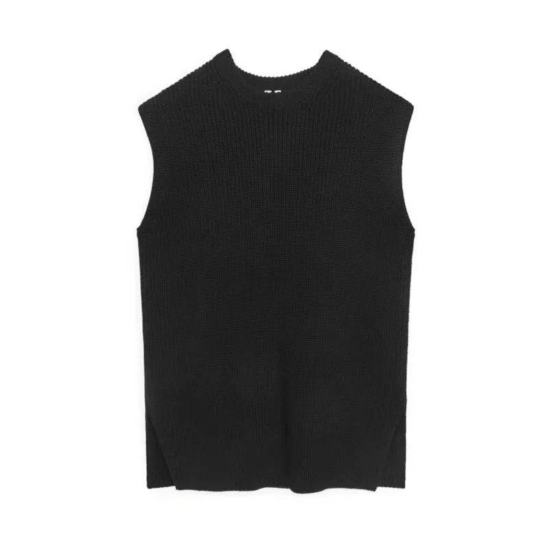

Outer Wear for Fall/winter Layered Sweater Vest and Waistcoat Waistcoat Lapel Top