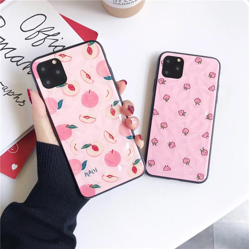 Милый мультяшный 3D чехол со стразами для iPhone 11 Pro Max 6 5 цветной Мягкий