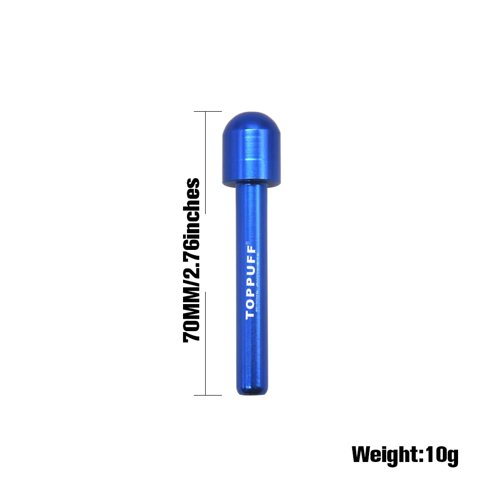 Алюминиевый сплав металлический табак дозатор для храпа тонкий 70 мм труба носа