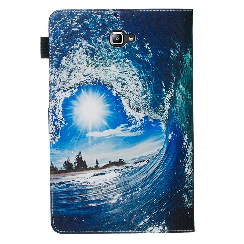 Чехол для Samsung Galaxy Tab A 10 1 T580 T585 2016 кожаный чехол с откидной крышкой и подставкой