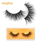 Visofree 5D норковые ресницы без жестокости норковые 3D ресницы ручной работы полная полоса ресниц крест накладные ресницы макияж 6D83