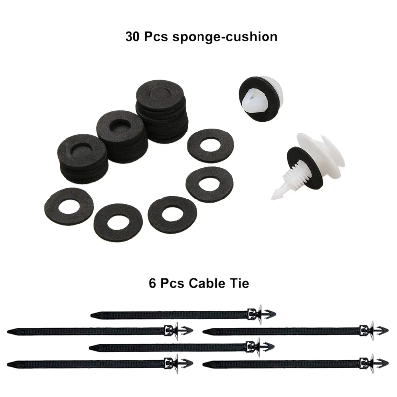 456 шт. автомобильный фиксатор Зажимы Пластиковые крепежные детали комплект-Авто