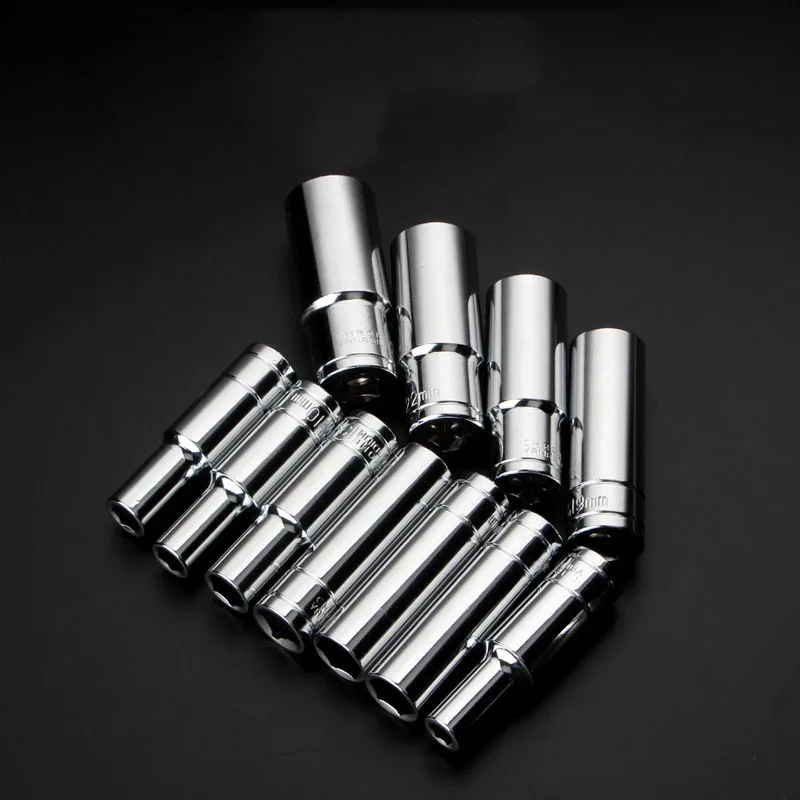 Шестигранная головка гаечного ключа с длинным рукавом 1/2 дюйма 8-27 мм |