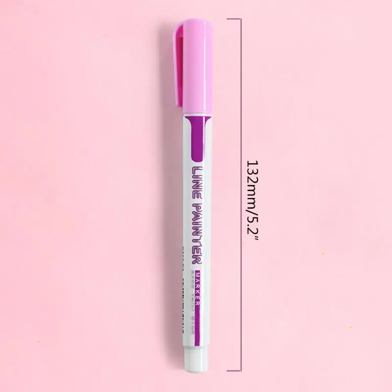 

8Pcs Colorful Marker Pen Drawing Double Line Outline Pen Handwriting Pen W8ED