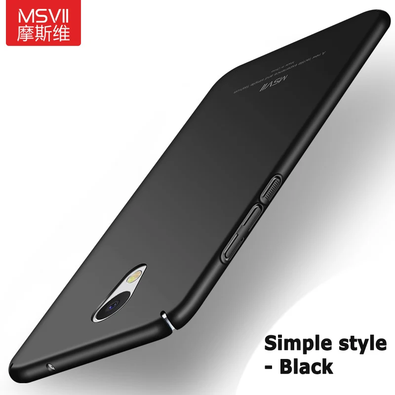 Чехол для Meizu m5 бренд Msvii M5 Note 5 роскошный тонкий чехол-накладка Mini задняя крышка
