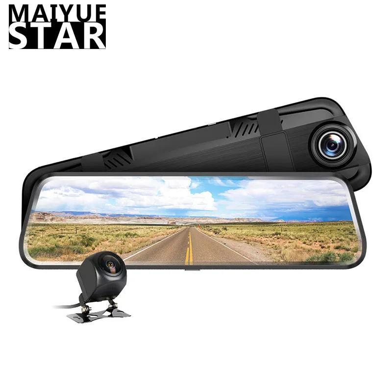 Maiyue star 10 дюймовый сенсорный экран full HD 1080P Автомобильный видеорегистратор