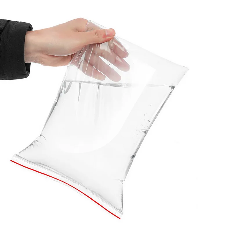 100 шт прозрачные маленькие пластиковые пакеты Ziplock ювелирные изделия подарочные