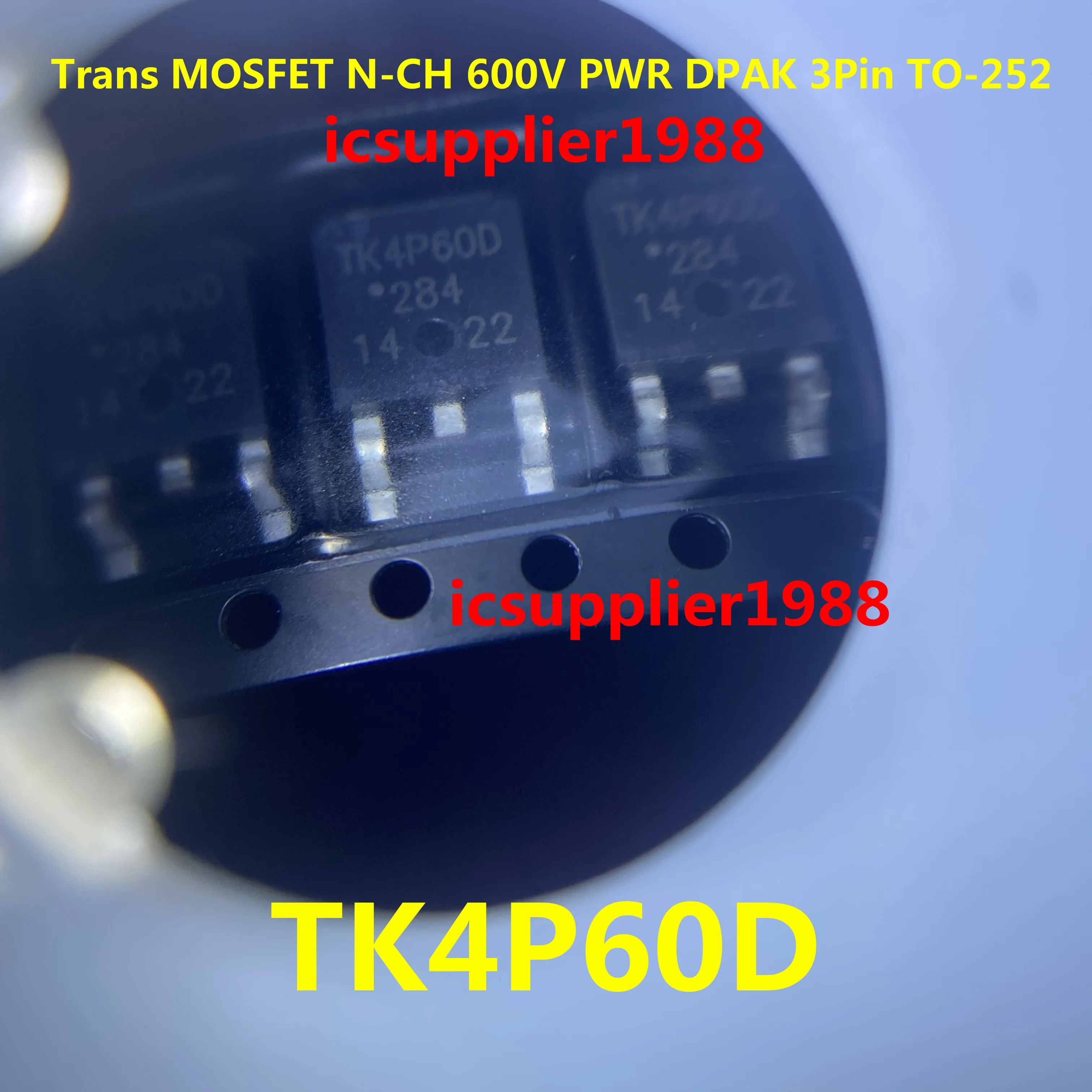 TK4P60D TK4P60DA TK4P60DB (T6RSS-Q) MOSFET N-CH 600V TO252 DPAK 10 шт./лот RQ | Мобильные телефоны и аксессуары