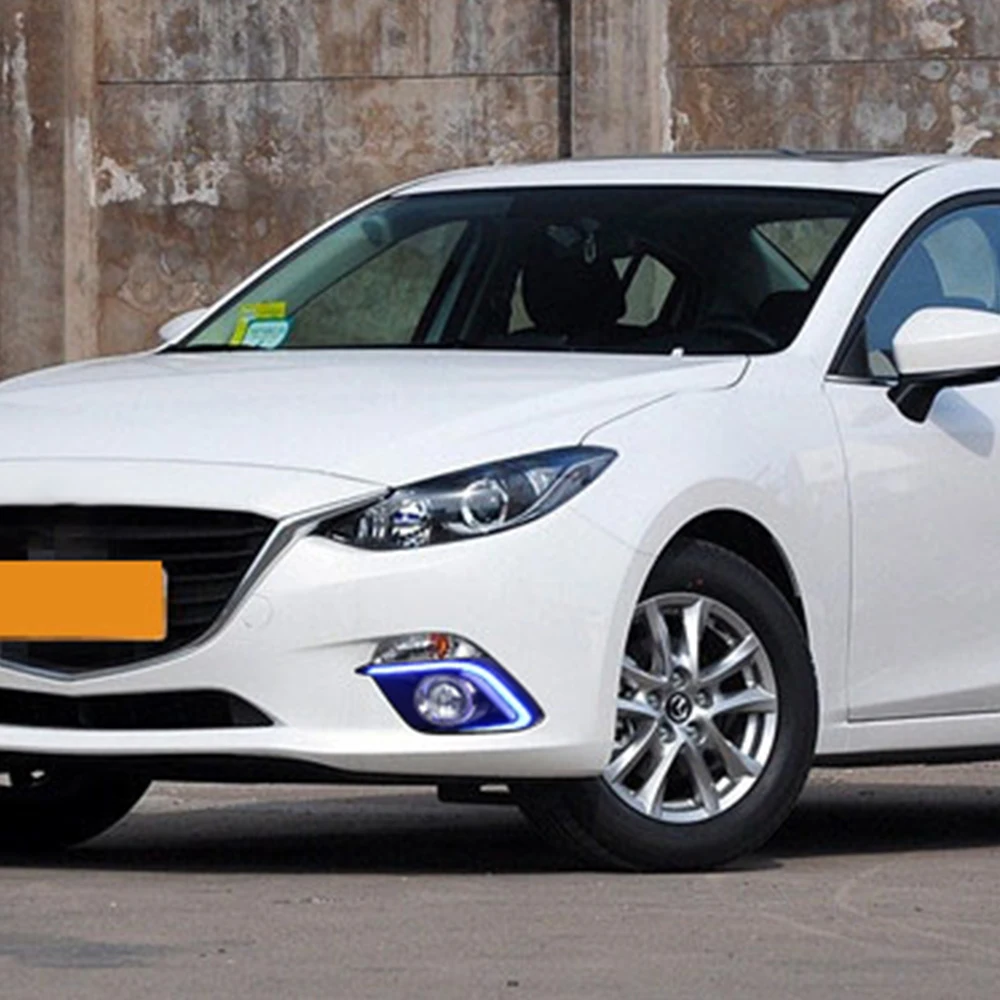 Автомобильные мигающие дневные ходовые огни 1 комплект противотуманные фары 12 В