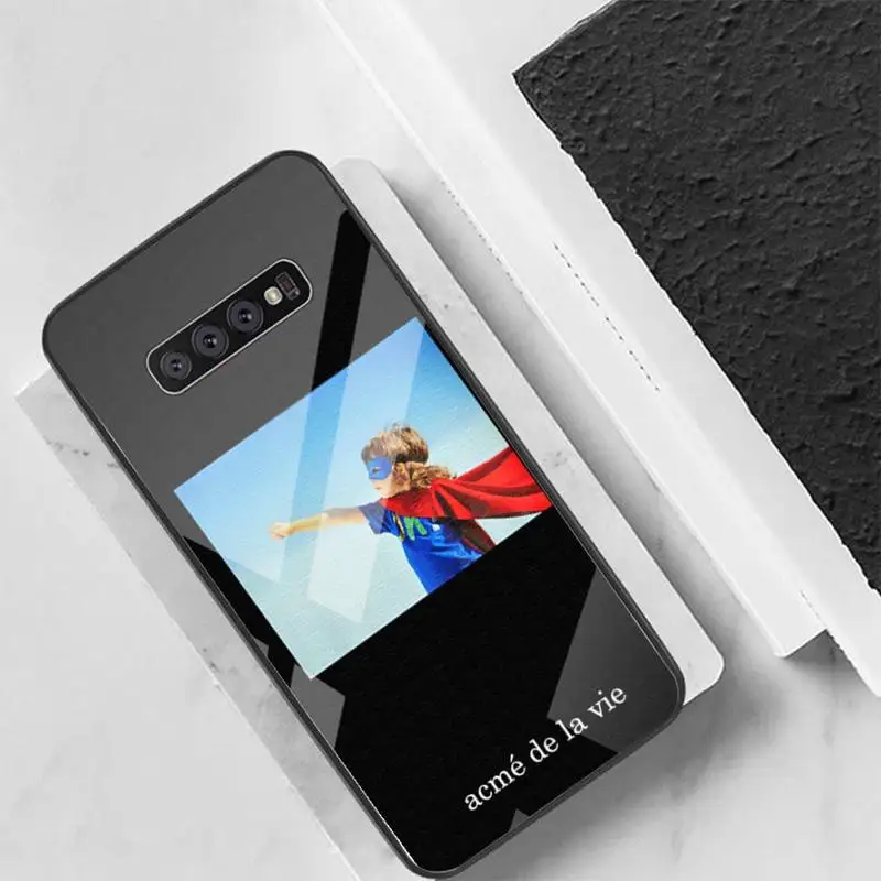 

Cute little kid Phone Case Back Cover For Samsung Cases S20 Plus S10 NOTE 8 9 10 10PRO Tempered Glass Soft Silicone Edge