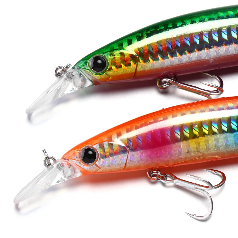 Твердые рыболовные приманки 110 мм 19 г качественные в виде гольяна воблеры