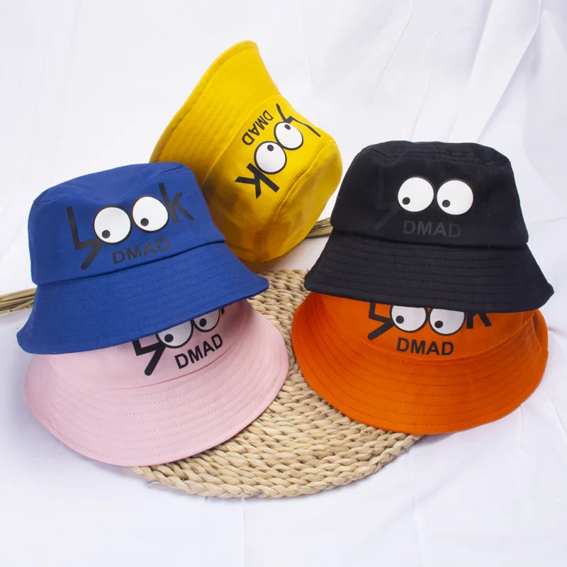 

New Bucket Hats for Kids Baby Hat Girl Boy Summer Sun Fishing Fisherman Cap Gorro Gorras Casquette Caps Chapeau Sombrero Czapka