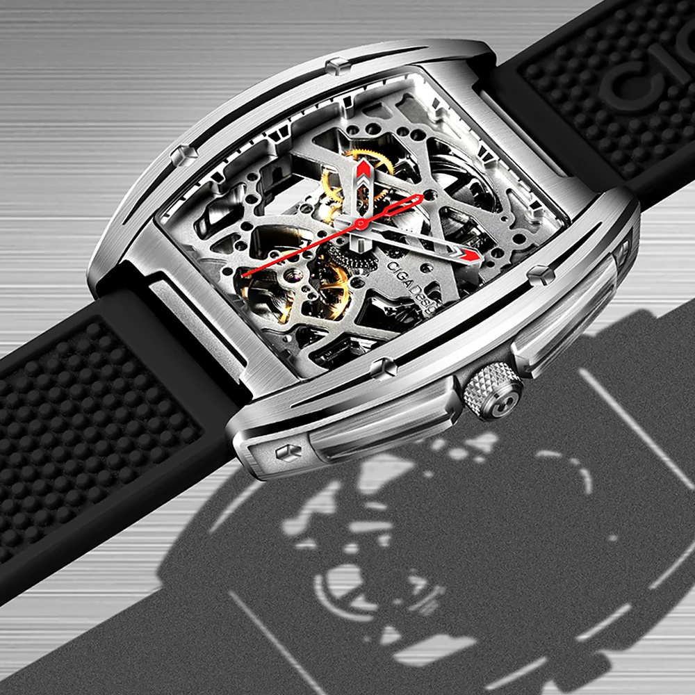 CIGA DESIGN Z Series Watches Men Business Automatic Mechanical Clock CIGA Luxury Watch Waterproof  Clock Men's Wristwatch Clock