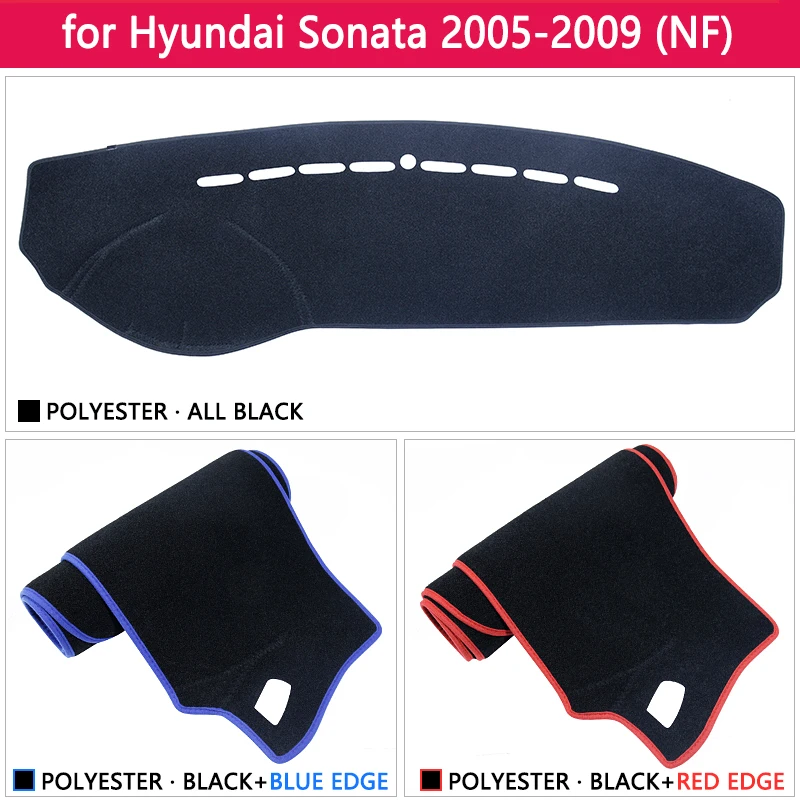 Для Hyundai Sonata NF 2005 2006 2007 2008 2009 Противоскользящий коврик для приборной панели защиты