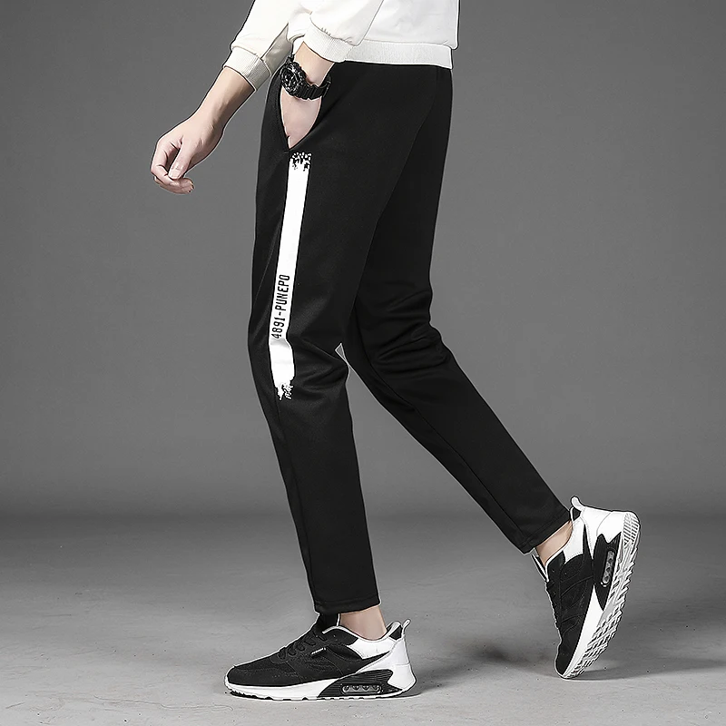 

WWKK 2020 Pants Slim Straight Men Loose Joggers Streetwear Harem Pants Ankle length Gyms Sweatpants Trousers Pantalon Stylish