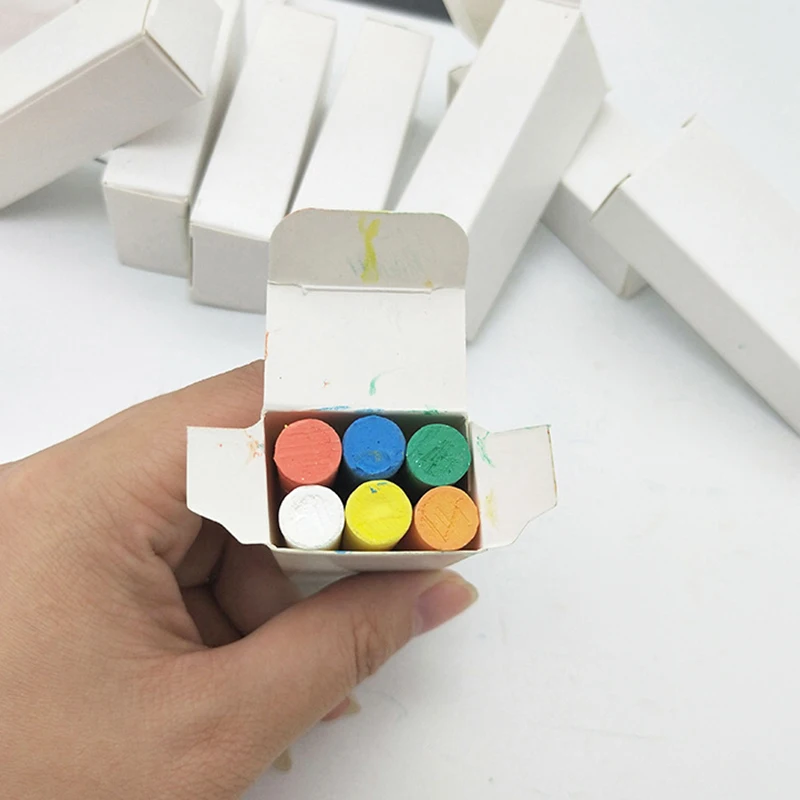 30 шт смешанные цвета Мел палочки пакет водорастворимые дети игровая площадка