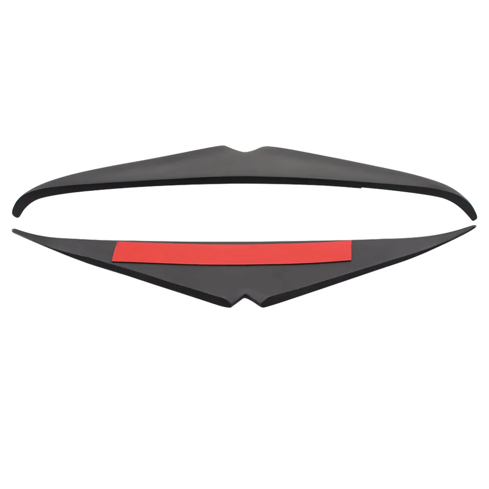 

Headlamp Eyebrow Eyelid Stickers Headlight Upper Tip Decorative Trim Cover Visor Accent For Harley Road Glide Moto Accessory