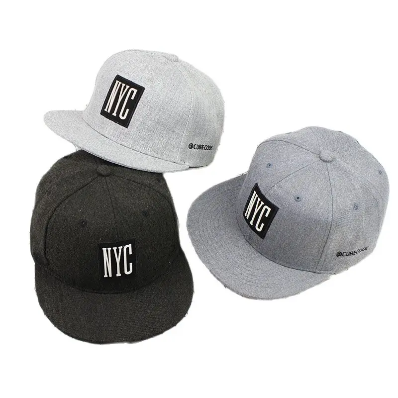 

New Cotton Baseball Cap NYC Flat Peak Snapback Hat Outdoor Sports Casual Women Men Visor Caps Couples Hip Hop Hats Gorras CP190